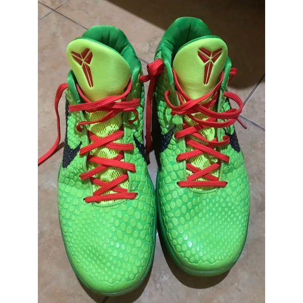 sepatu nike original zoom kobe 6 proto grinch