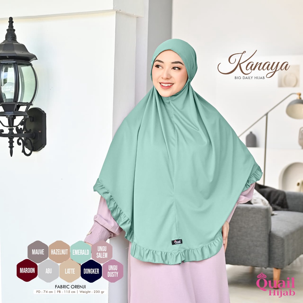 Jilbab hijab quail jumbo Kanaya