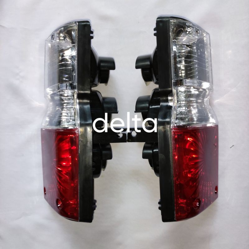 Lampu Stop Daihatsu Feroza/Ferosa Taft Rocky Hiline Crystal Putih-merah (2pcs)