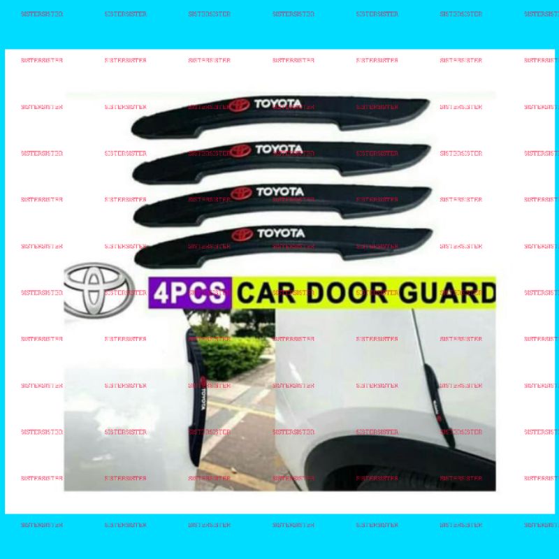 Door Guard Logo Toyota Pelindung Pintu Mobil