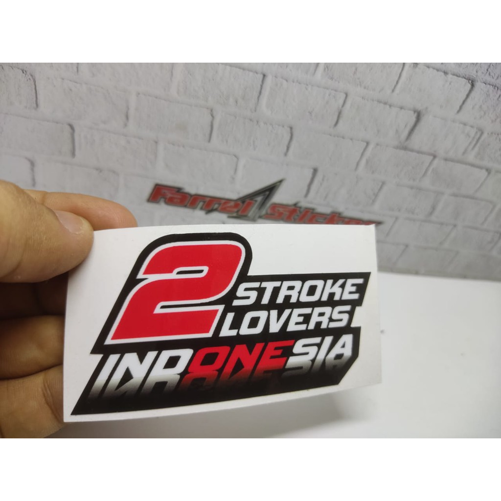 Stiker sticker 2 STROKE LOVERS INDONESIA