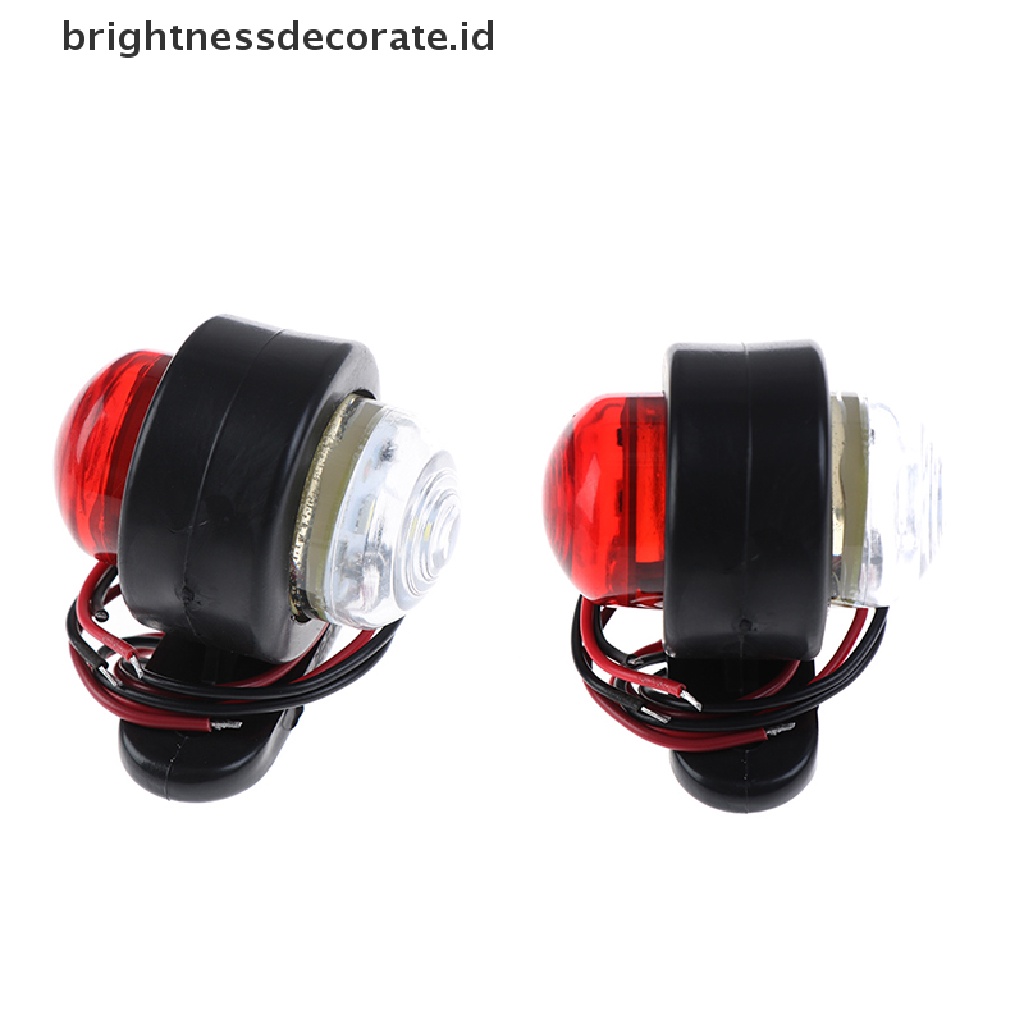 Lampu Led Penanda Sisi Ganda Warna Putih Merah Untuk Mobil Truk Trailer Lorry Caravan