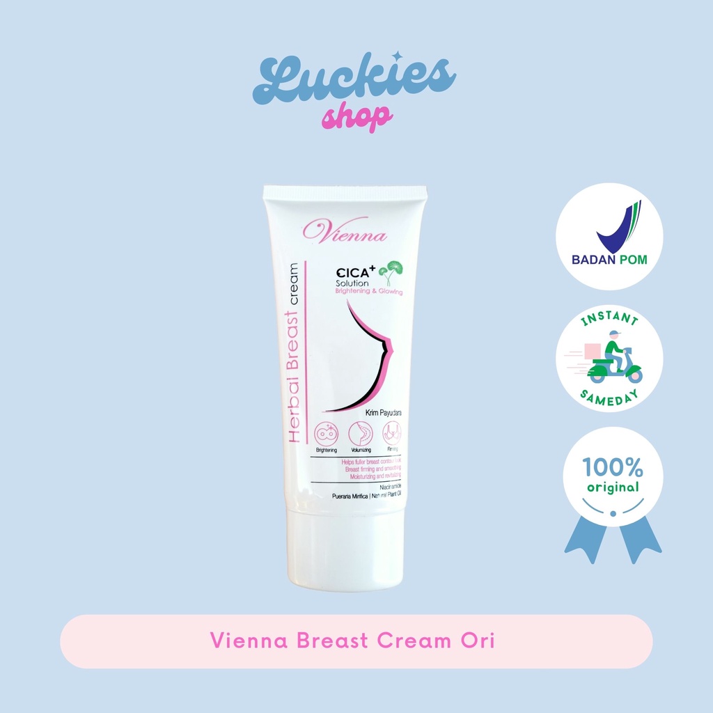 Vienna Breast Cream Ori BPOM Krim Vienna Pembesar Payudara Pengencang Payudara