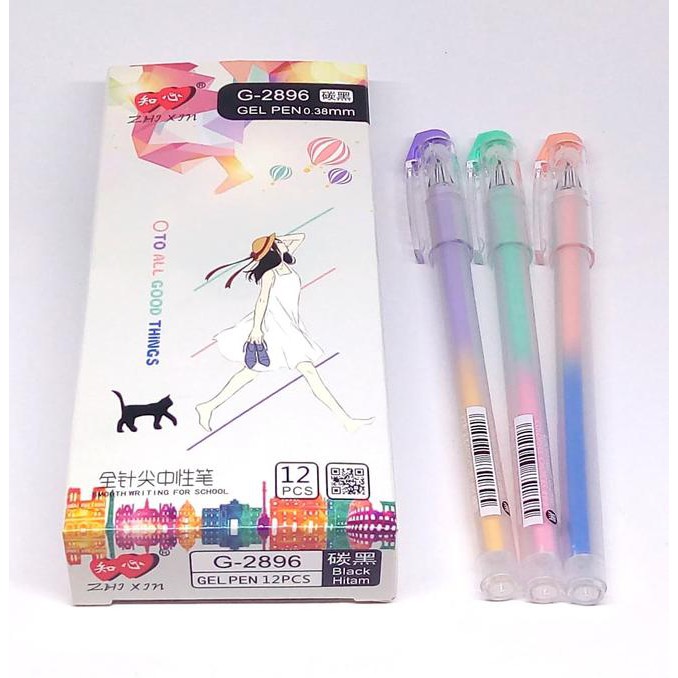 

Pulpen Gel Zhi Xin G-2896 - 0.38 Mm Kode El0691 Za