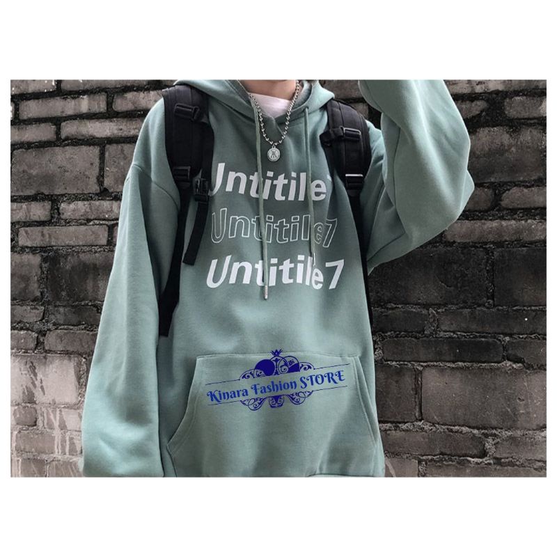 Sweater Hoodie Oversize Pakaian Pria Wanita Terbaru UNTITLED 7 Jumbo Big Size Korean style