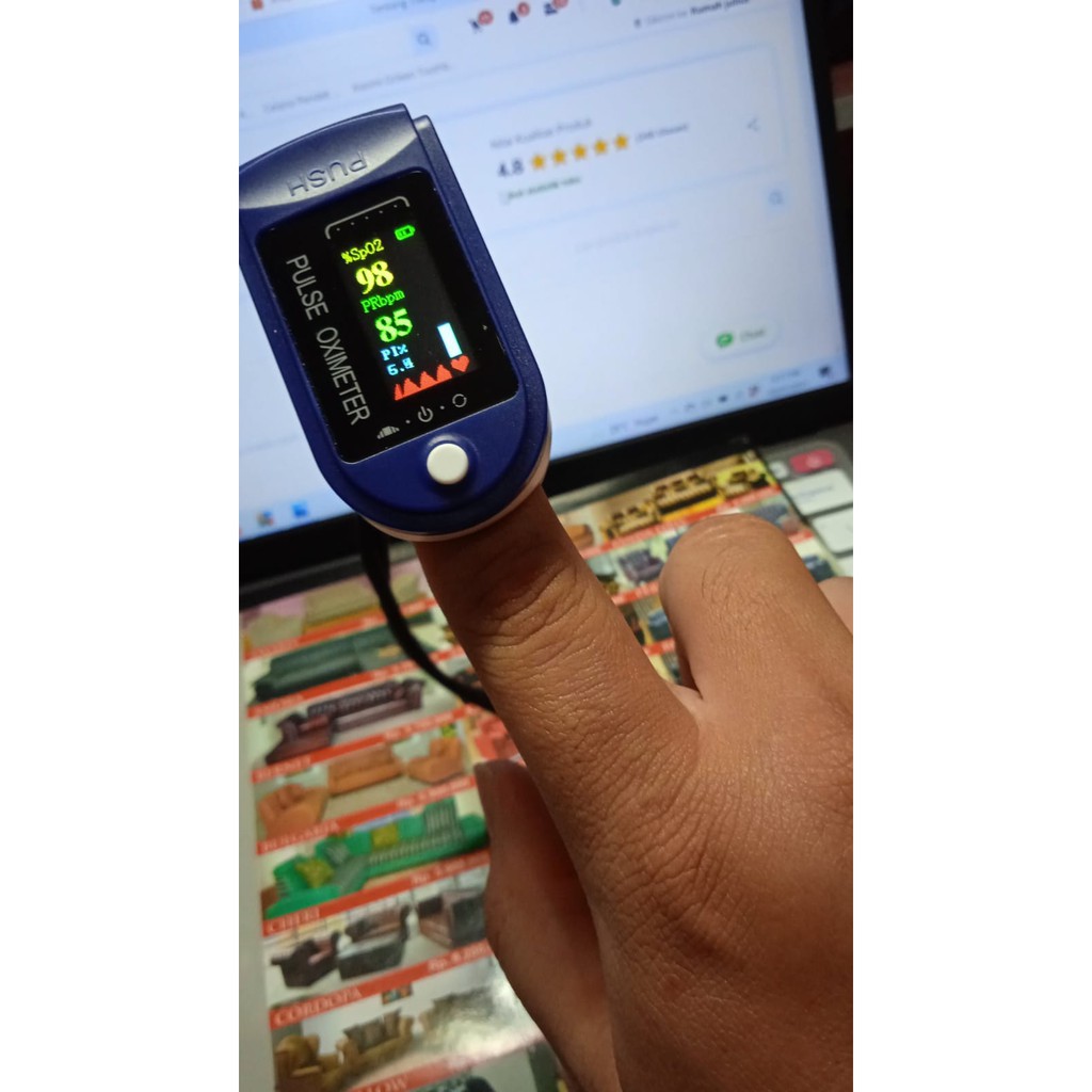 MWN OXYMETER OXIMETER PENGUKUR KADAR OKSIGEN DAN DENYUT JANTUNG