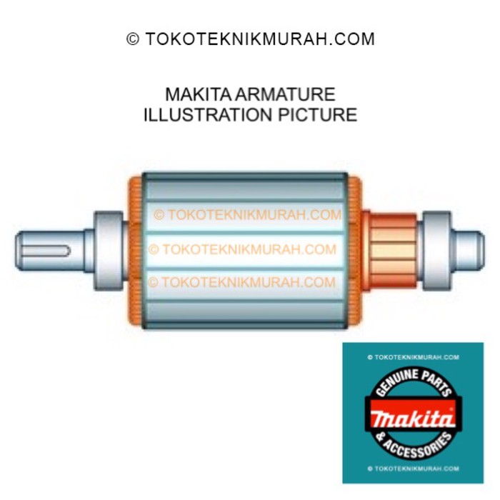 Makita Armature 6924N / Angker 6924 N Asli Original