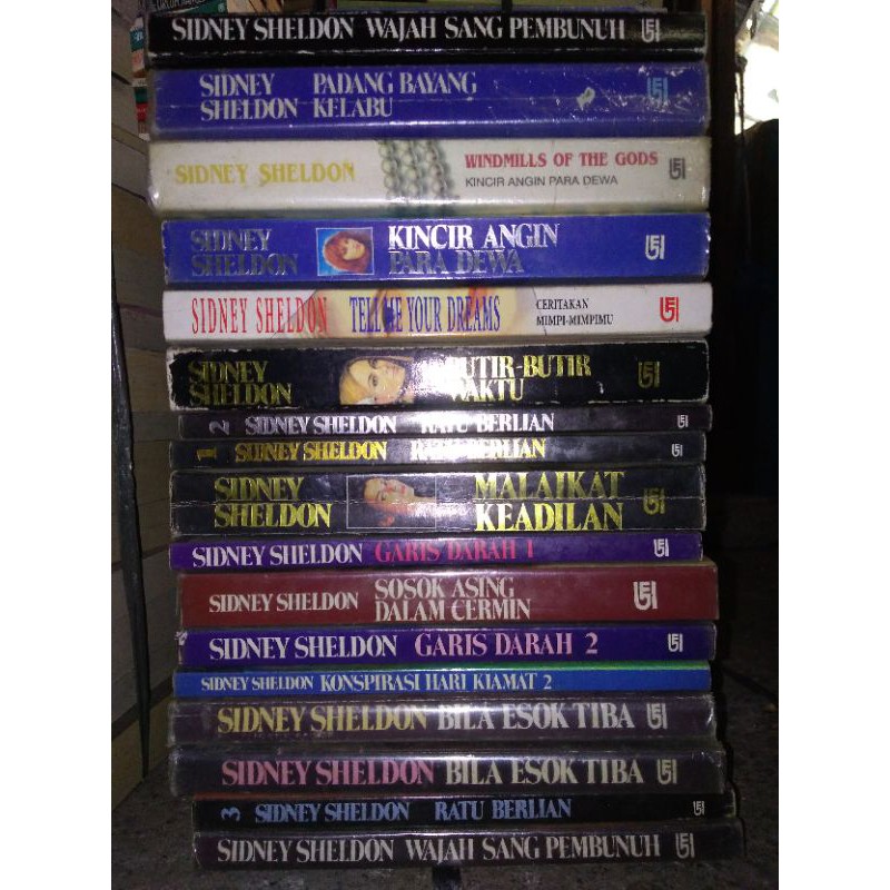 Novel Sidney Sheldon berbagai judul