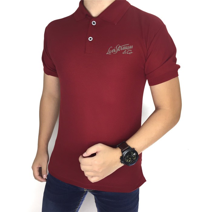 SALE PROMO Polo Shirt Pria Levis Kaos Polo Kerah Wangki Shirt