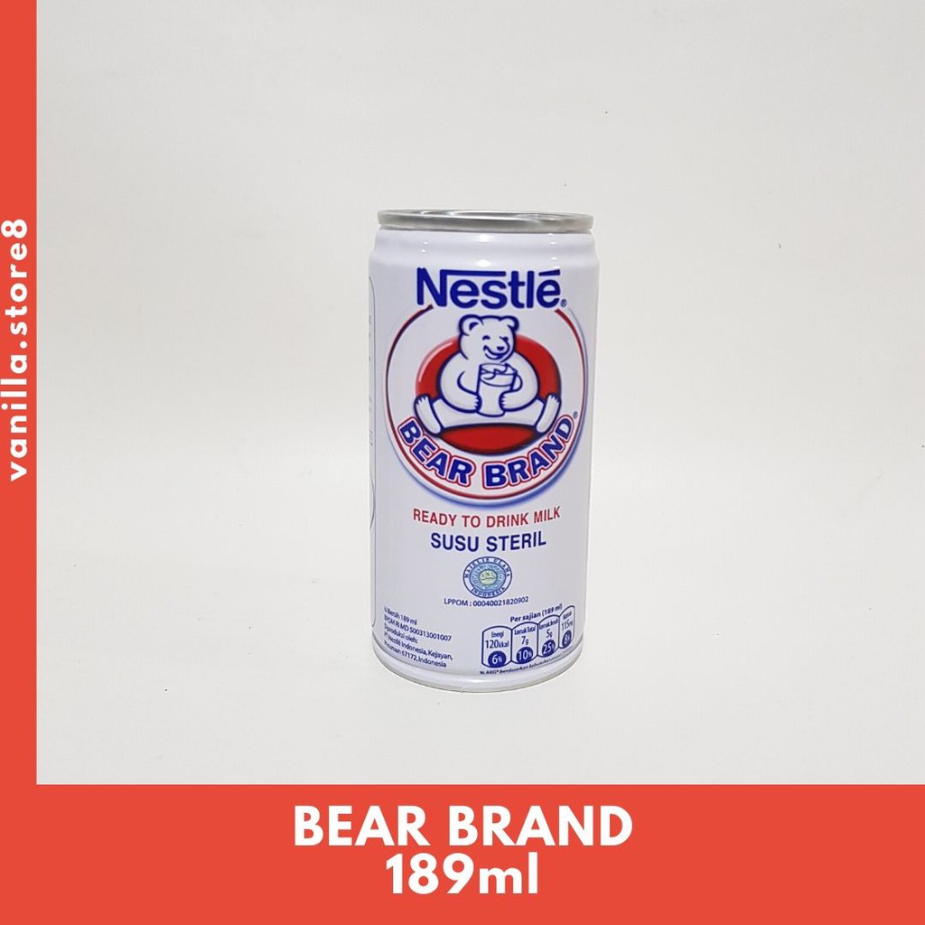 

NESTLE BEAR BRAND SUSU STERIL 189ml