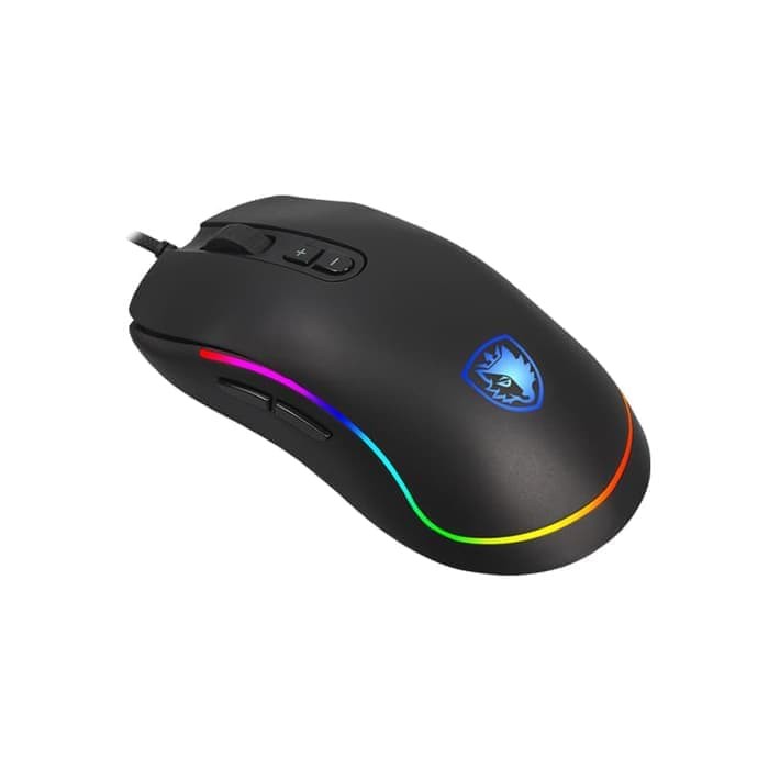 sades revolver gaming mouse - Hitam