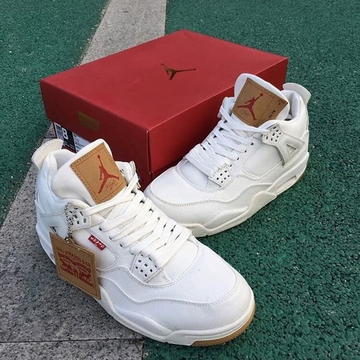 jordan 4 white denim