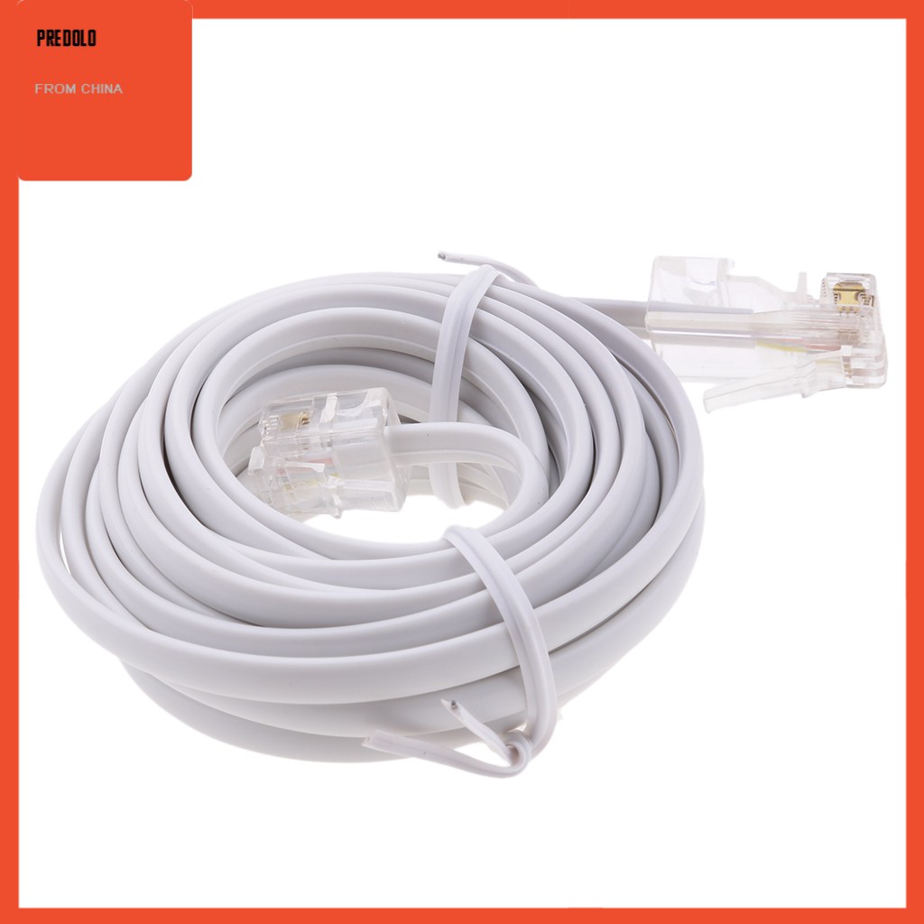 Rj11 Ke Rj45 Modem Kabel Penghubung Router Ke Soket Adsl Filtered Rj45 Warna Putih