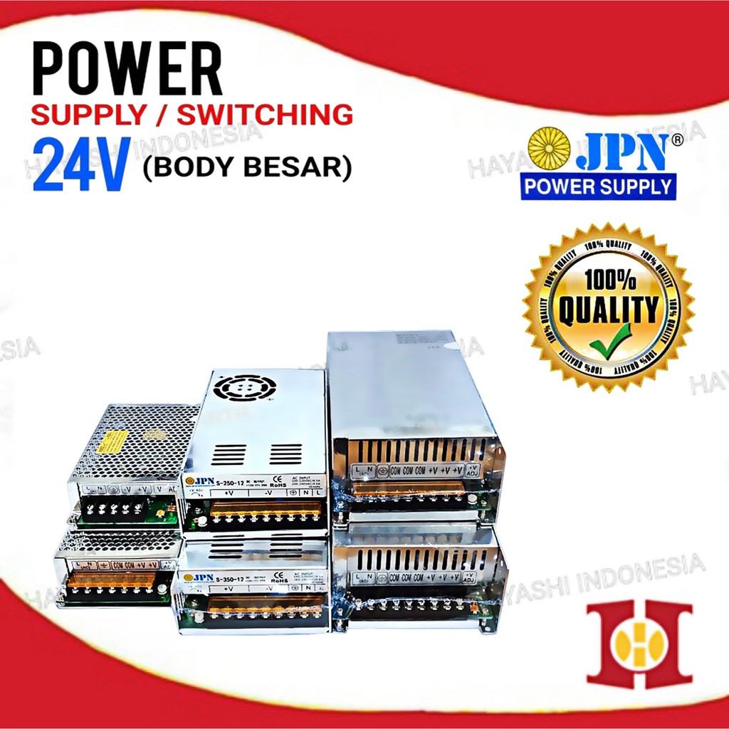 Adaptor Power Supply Switching 24V DC 2.5A 5A 10A CCTV LED Relay PLC