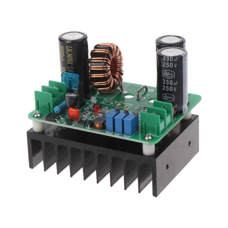 Btsg Untuk DC Boost Converter Module Input 8-30V/30-60V Adjustable Step-up Voltage Regulator Tegangan Arus Konstan Powe