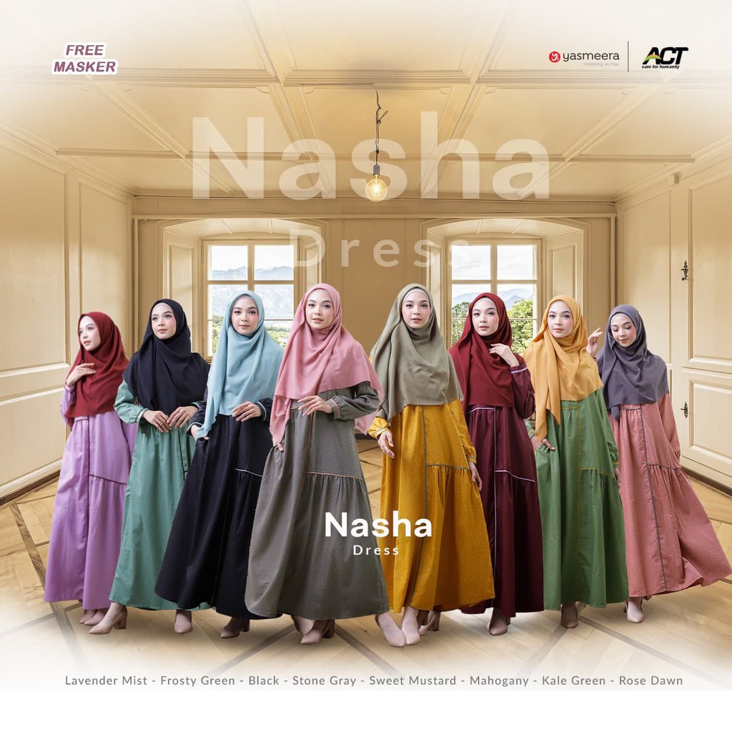 Gamis Yasmeera - Nasha Dress