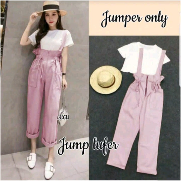 FWG - JUMPER LUFER / OVERALL BIGSIZE / OVERALL WANITA TERBARU / PAKAIAN WANITA OVERALL