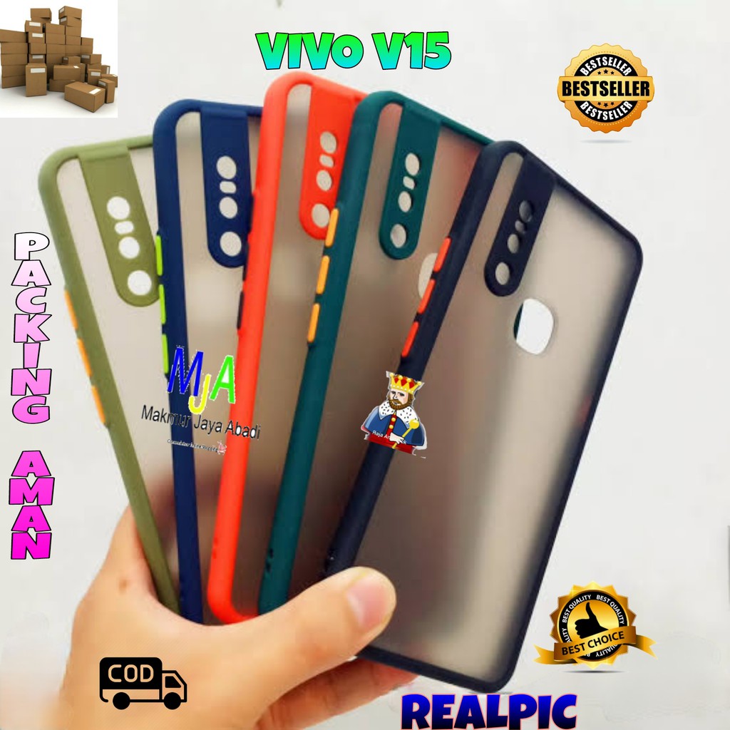 SOFTCASE VIVO V15 - CASE MATTE FULL COLOUR MY CHOICE BUMPER CASE PELINDUNG KAMERA