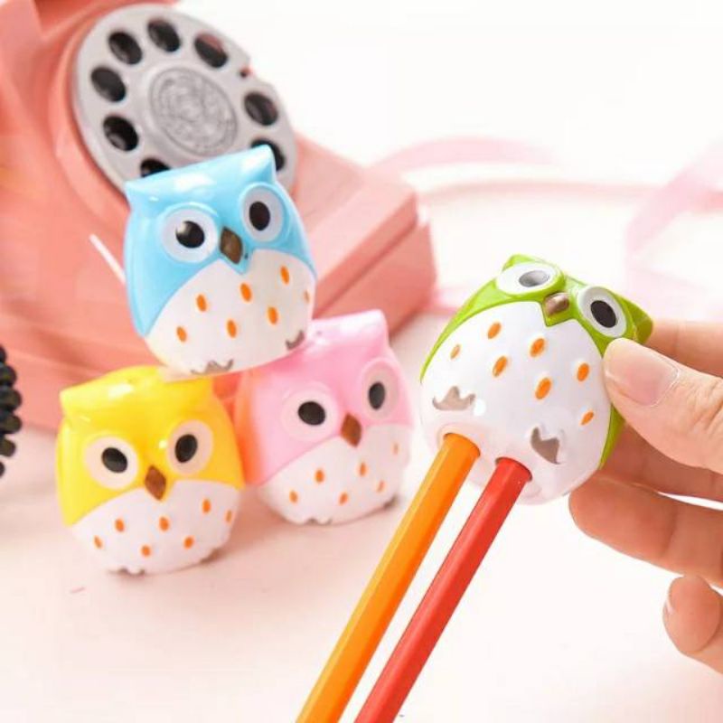 

Rautan/Serutan Pensil Karakter Owl Pencil Sharpener