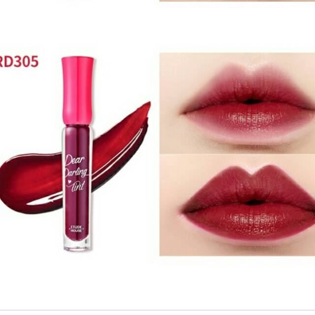 Etude house dear darling gel water tint color RD305 jujube red