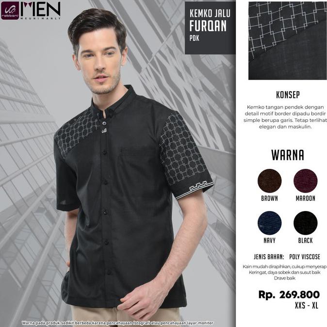 READY-STORE RABBANI KEMKO BAJU KOKO BAJU MUSLIM PRIA JALU FURQAN