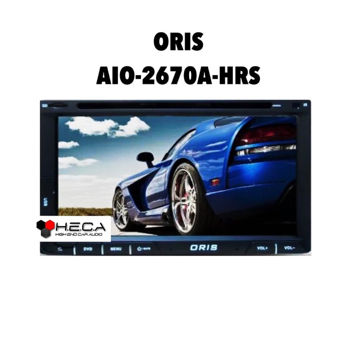 Terlaris Head Unit Double din Tape Mobil TV ORIS AIO-2670A u002F 2670B HRS + Camera