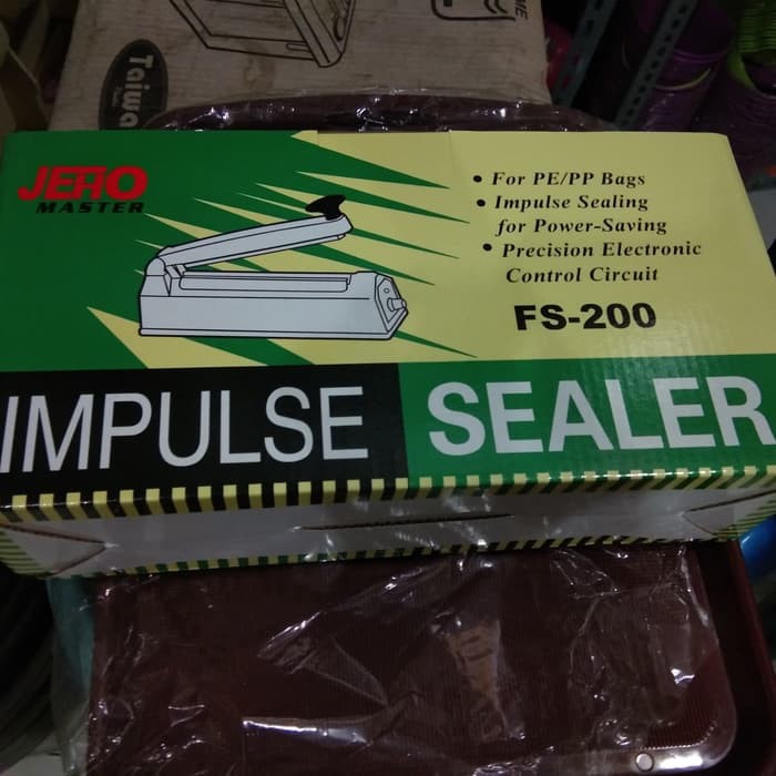 Alat Press Plastik / Plastic Sealer / Impulse Sealer 20 cm / Alat Press Perekat Plastik 20 CM