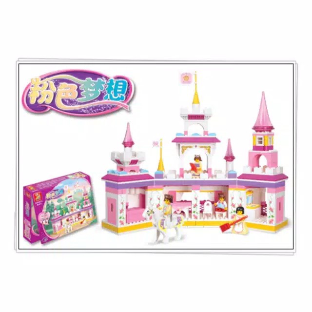 Keilahez Mainan Edukatif Lego Sluban Magical Castle