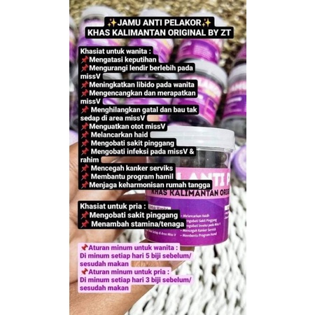 jamu anti pelakor Zt