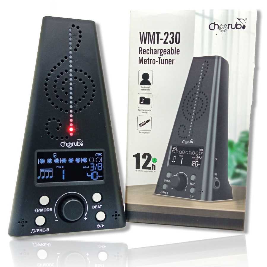 Cherub WMT-230 Rechargable Metro Tuner