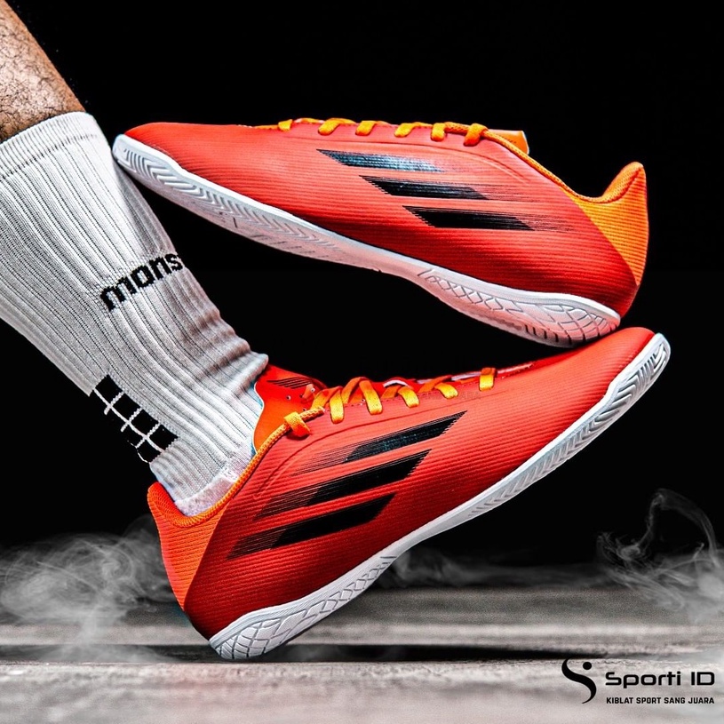 Sepatu Futsal Adidas X Speedflow .4 IN - Red Solred FY3346 Original