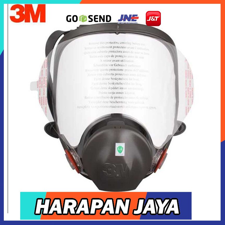 3M Lensa Pelindung Masker Gas Respirator - 6885