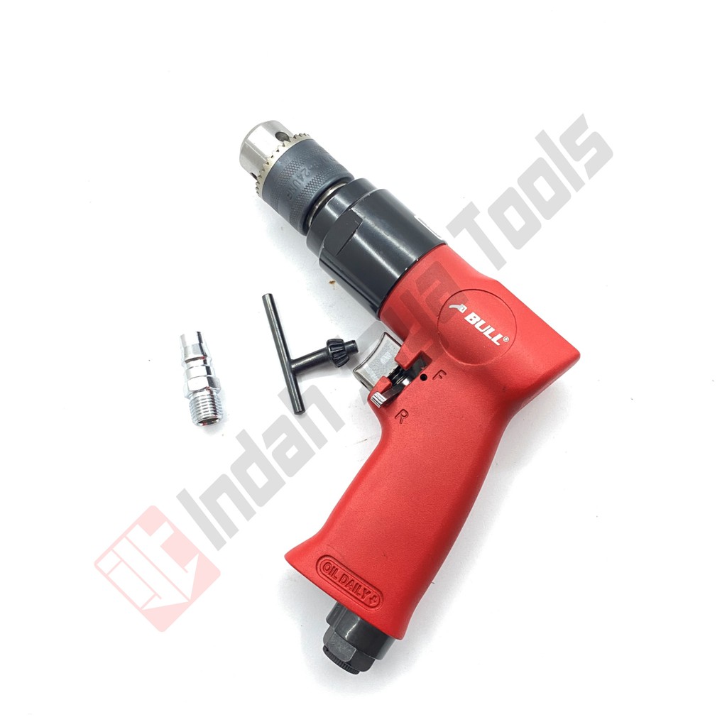 BULL BLAT01-010  Air Drill - Bor Angin 10 mm Reversible Inlet 1/4 Inch