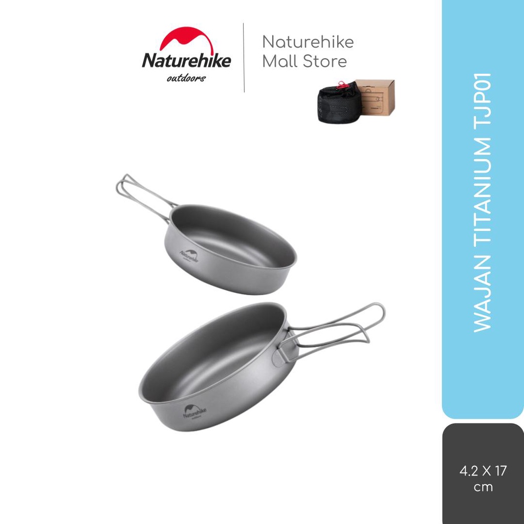 WAJAN TITANIUM TJP01 NATUREHIKE NH18T010-A COOKING SET CAMPING