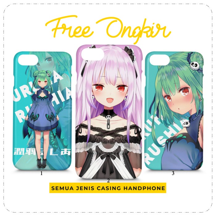 Case Hololive Uruha Rushia Casing Custom HP All Type