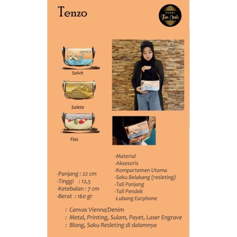 TAS SELEMPANG MARAWA TENZO SERIES