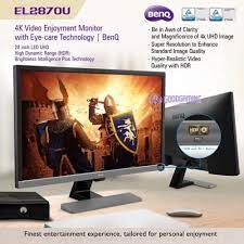 BenQ EL2870U 4K Video Enjoyment Monitor with Eye-care Technology 27&quot;