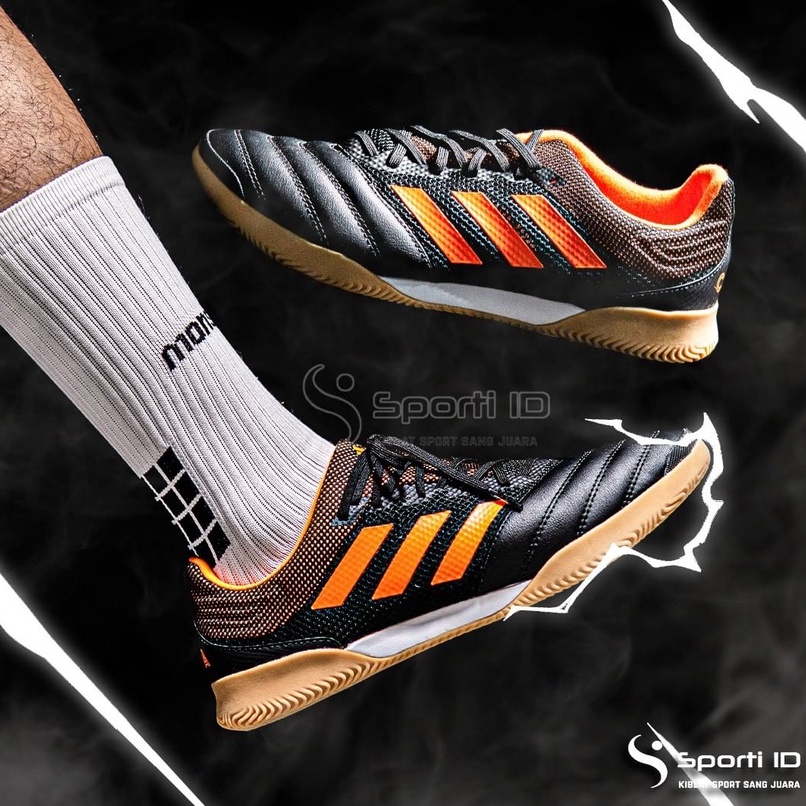 Sepatu Futsal Adidas Copa 20.3 IN - Black Orange EH1494 Original | Adidas Copa Terbaru