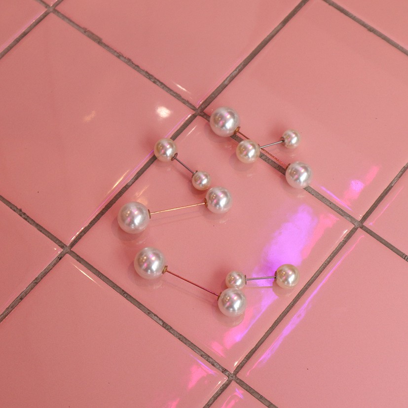 Tuspin hijab Pearl White Chrome Aksesoris muslim terbaru murah-7