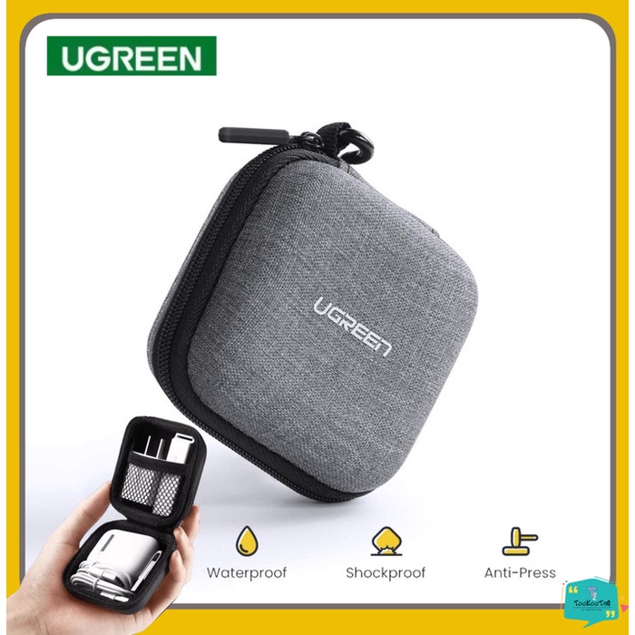 UGREEN Earphone Hard Case Storage Bag TWS Pouch Waterproof Shockproof