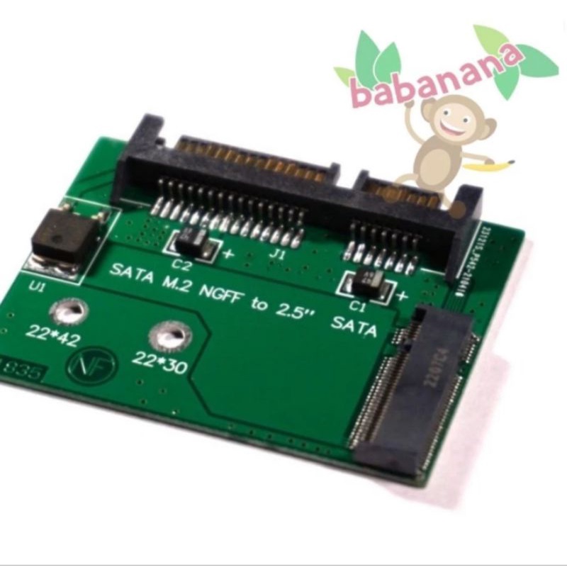 M.2 sata 2230 2242 to sata adapter card converter ssd laptop pc m2 m 2