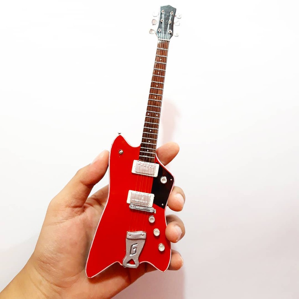 Miniatur Gitar  Jupiter Red ZZ TOP ZZ TOP BILLY GIBBONS