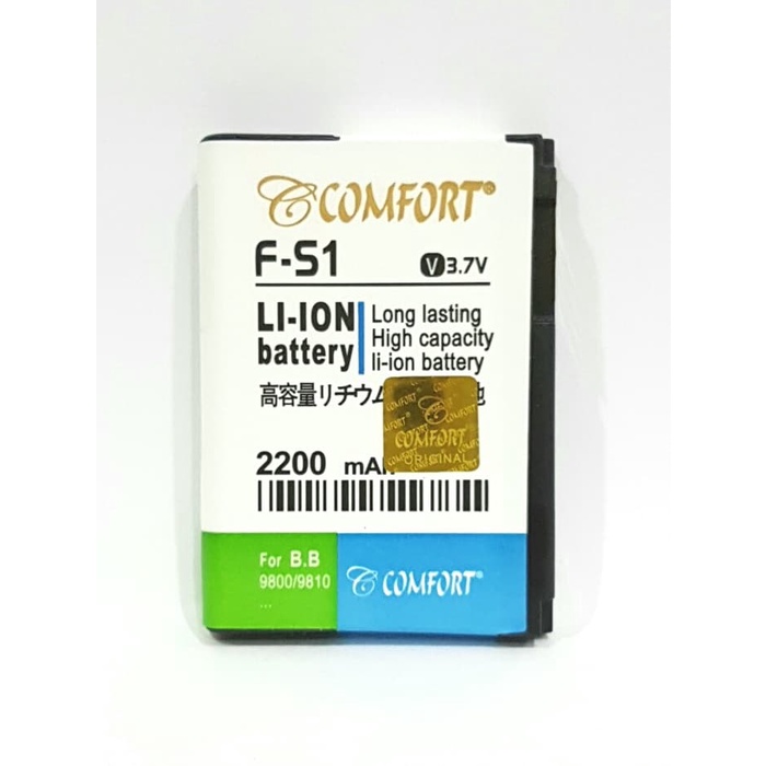 Baterai F-S1 COMFORT Double Power for Blackberry FS1 / BB 9800 Torch