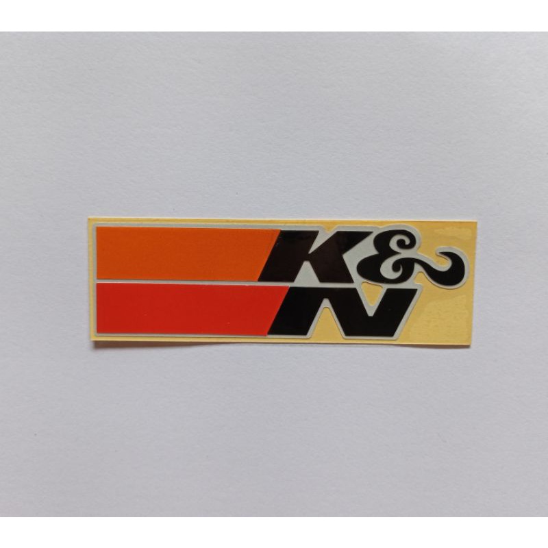 Sticker Stiker Motor K&amp;N KN Cutting