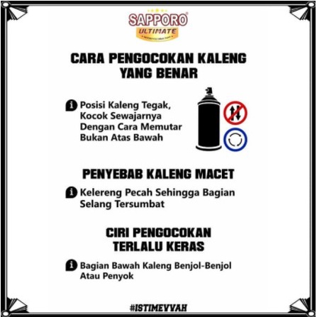 Sapporo Ultimate P03 Pearl Blue Pearl Series / Cat Spray Semprot Aerosol Terbaik