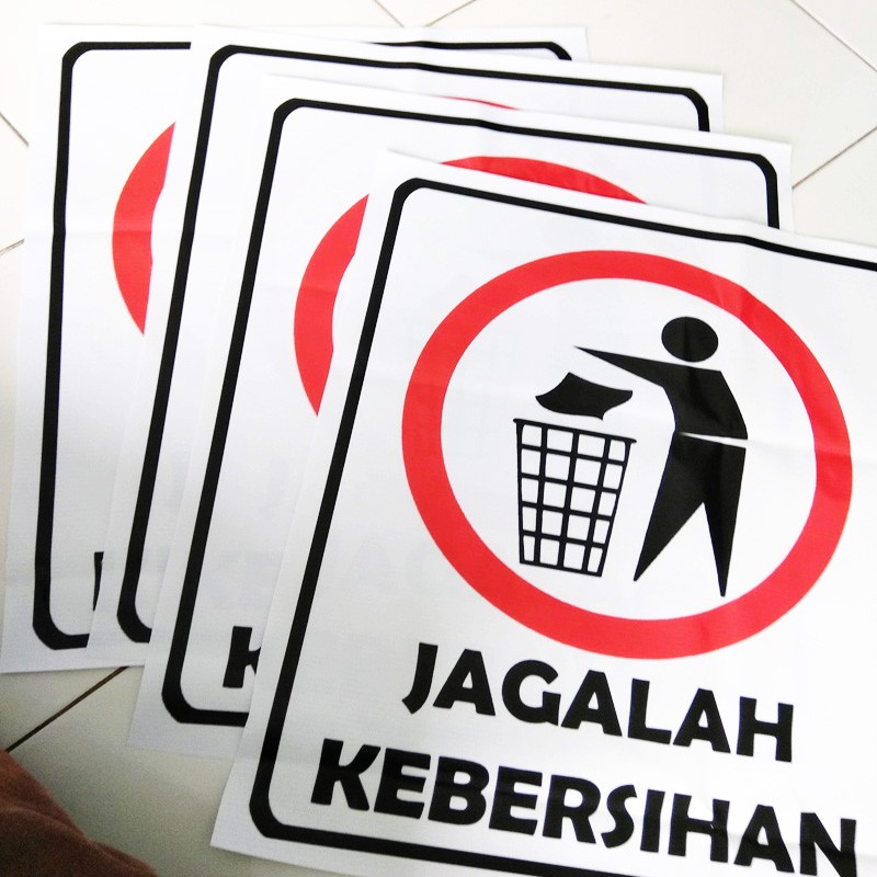 Banner Poster Dekorasi Hiasan Dinding Jagalah Kebersihan Buanglah Sampah Pada Tempatnya Informasi Shopee Indonesia