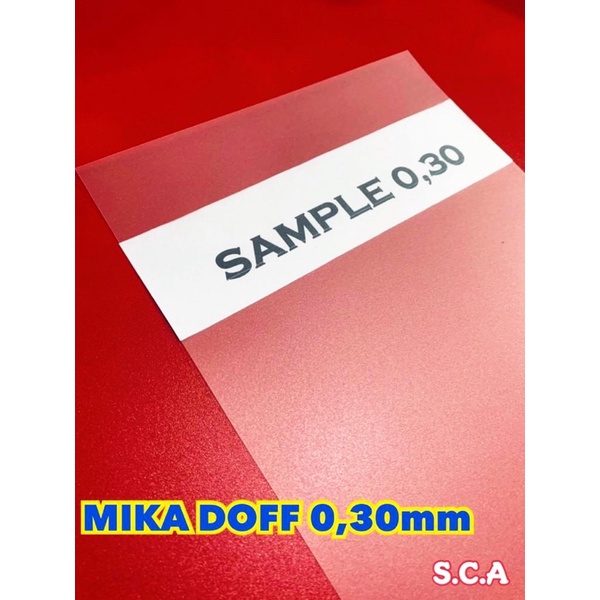 

Cover Jilid Mika Doff 0,30mm A5 isi 20pcs