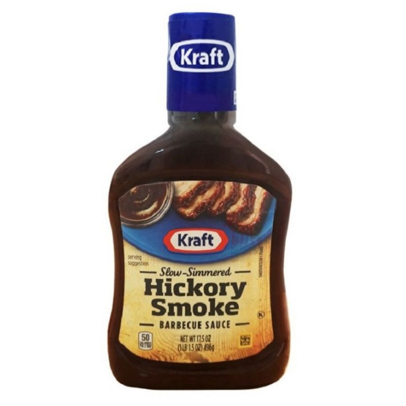 

Kraft hickory smoke barbecue sauce 496 gram