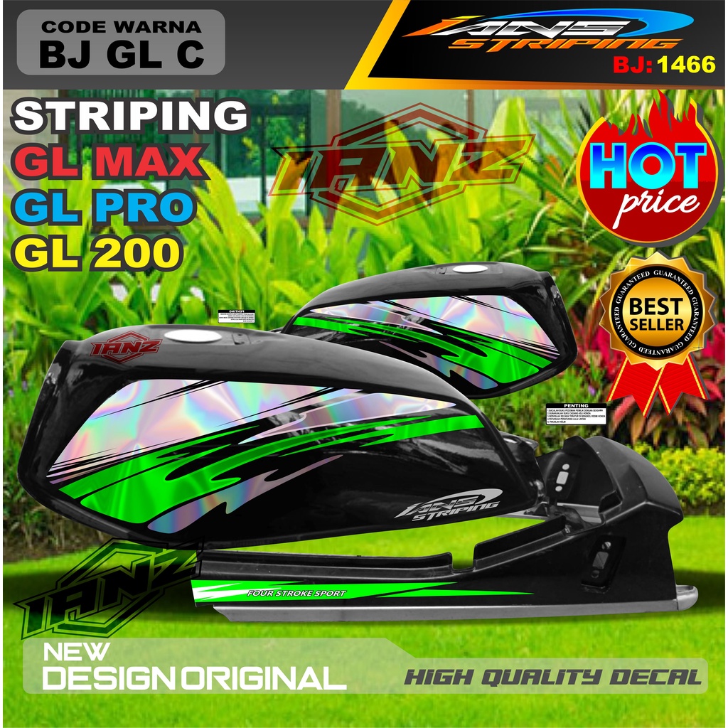 STIKER STRIPING GL MAX HOLOGRAM / STRIPING GL PRO MAX VARIASI HOLOGRAM / STRIPING GL