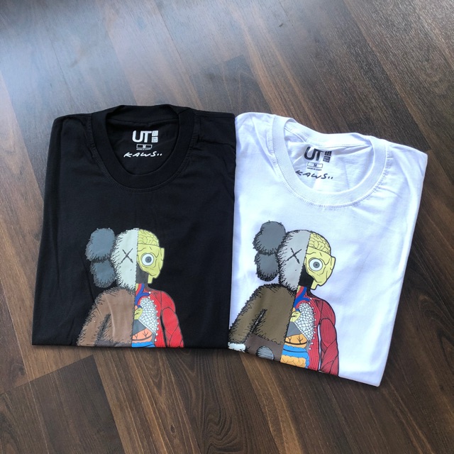 KAOS UNIQLO X KAWS - ANATOMY | TSHIRT UNIQLO X KAWS | BAJU UNIQLO